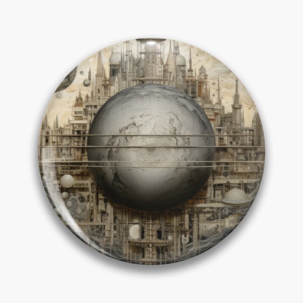 Item preview, Geometric Cityscape 3 designed and sold by PromptedPixel.