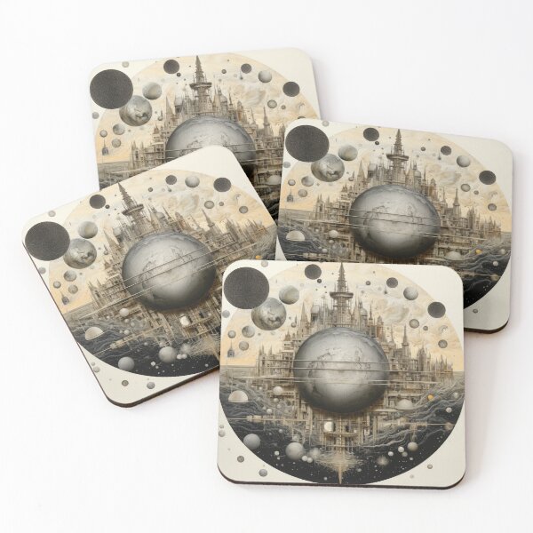 Item preview, Geometric Cityscape 3 designed and sold by PromptedPixel.
