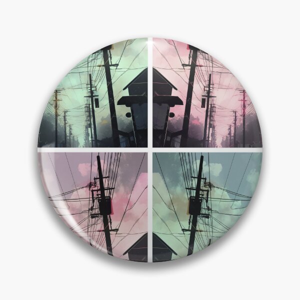 Item preview, Power Lines over the City – Inspired by Serial Experiments Lain designed and sold by animaesthetic.