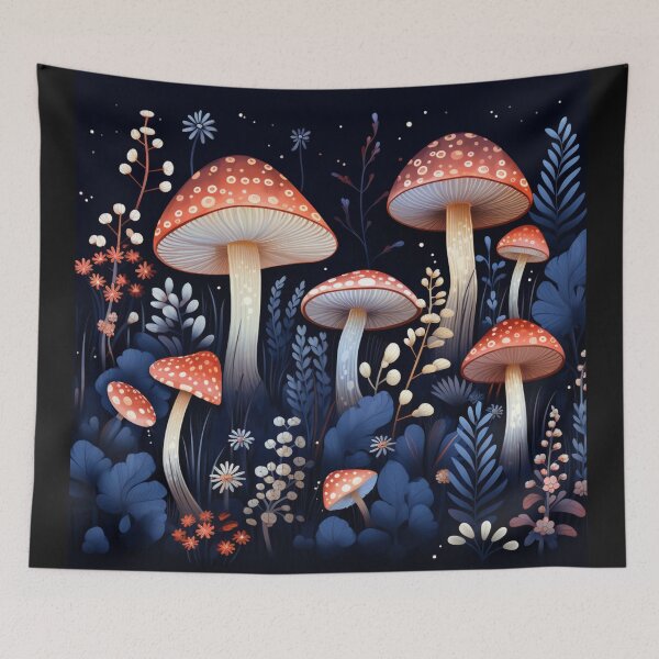 Item preview, Red mushroom fairycore Enchanted Garden designed and sold by OliveAndSnow.