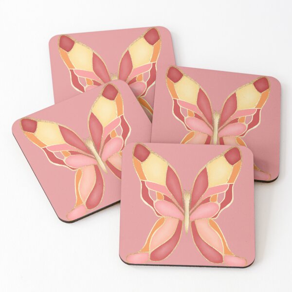 Item preview, Pink & Gold Flutterby designed and sold by lezell.