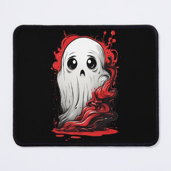 Item preview, Halloween Ghostly Delights Cute Ghost spooky vibes red designed and sold by martin max.