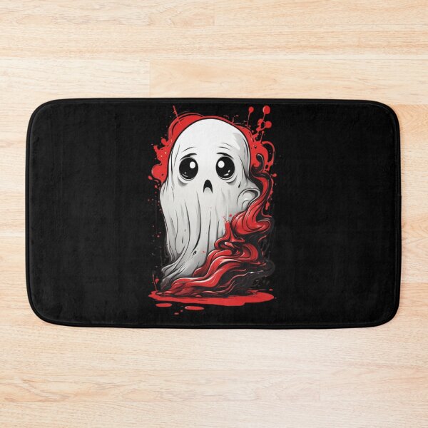 Item preview, Halloween Ghostly Delights Cute Ghost spooky vibes red designed and sold by martin max.