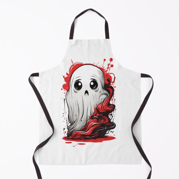 Item preview, Halloween Ghostly Delights Cute Ghost spooky vibes red designed and sold by martin max.