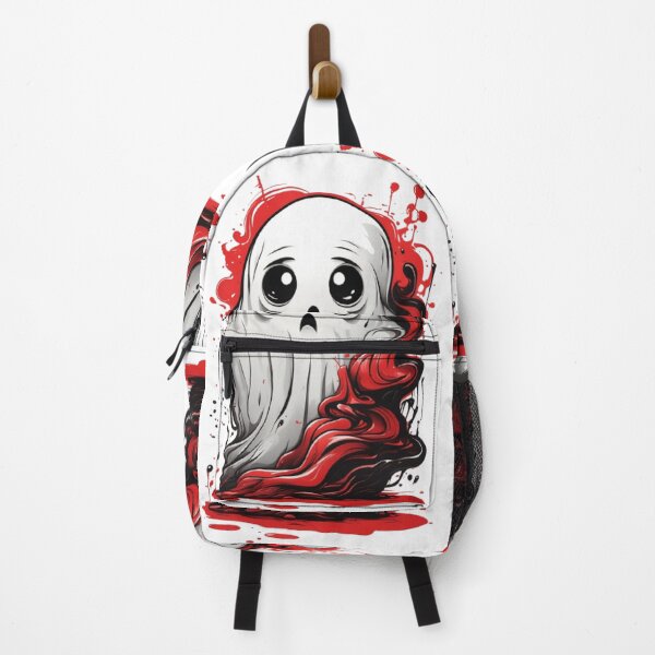 Item preview, Halloween Ghostly Delights Cute Ghost spooky vibes red designed and sold by martin max.