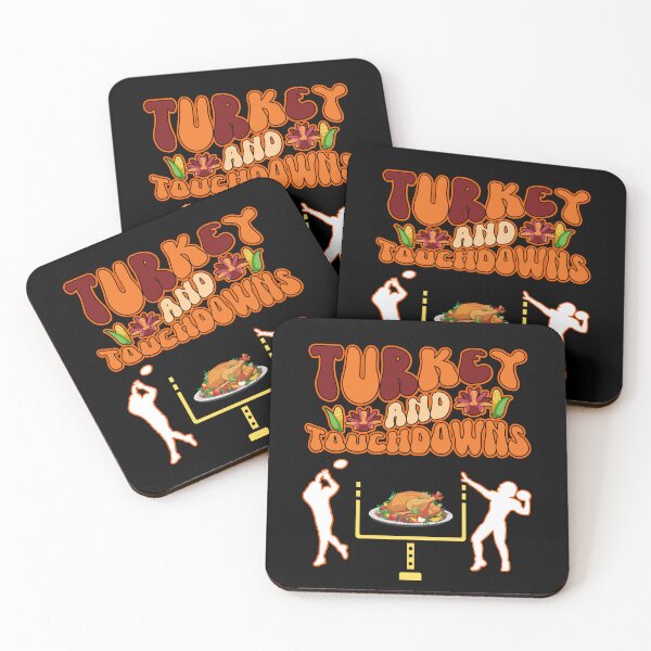 Item preview, Turkey And Touchdowns   designed and sold by WoodburyLake.