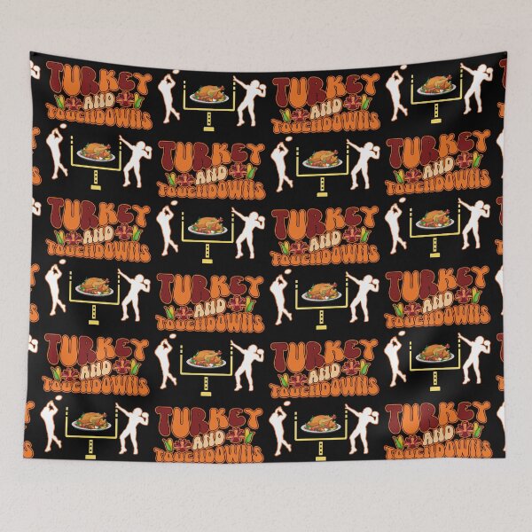Item preview, Turkey And Touchdowns   designed and sold by WoodburyLake.