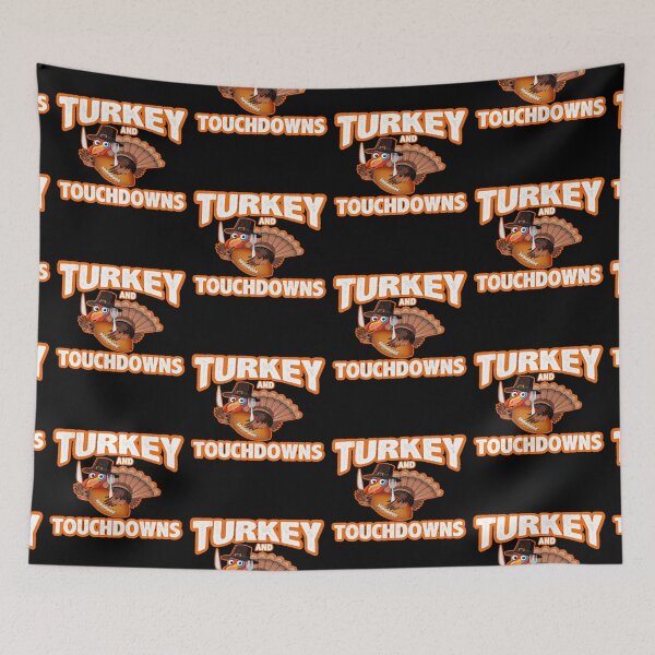 Item preview, Turkey And Touchdowns   designed and sold by WoodburyLake.