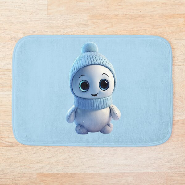 Item preview, Adorable Blue Baby Snowman Robot designed and sold by CherNikDesigns.