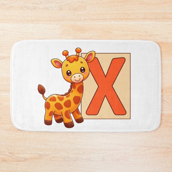 Item preview, Giraffe Monogram Letter X designed and sold by Coffee Lifestyle.