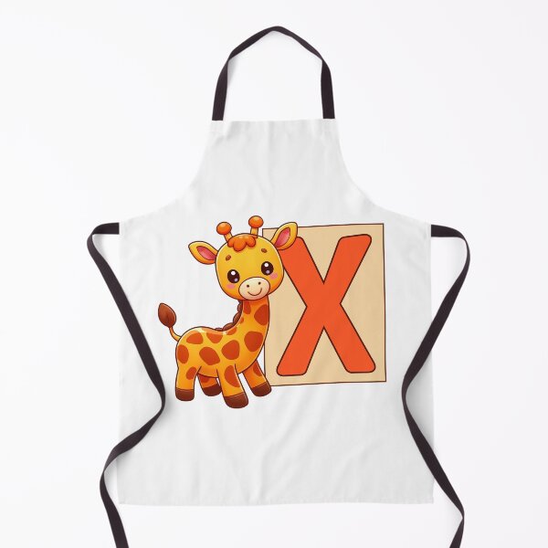Item preview, Giraffe Monogram Letter X designed and sold by Coffee Lifestyle.