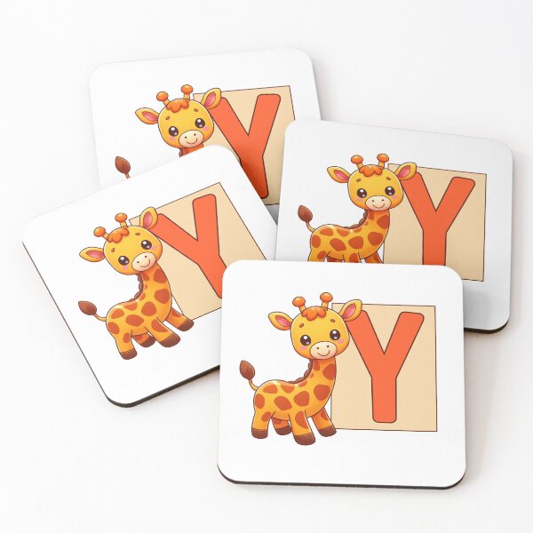 Item preview, Giraffe Monogram Letter Y designed and sold by Coffee Lifestyle.