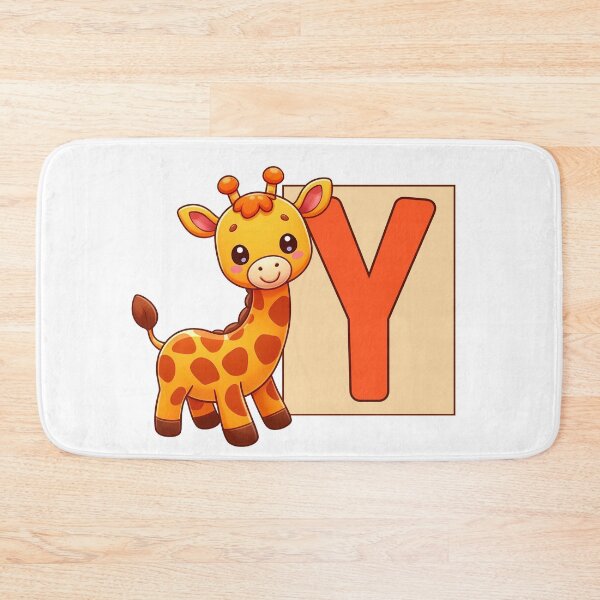 Item preview, Giraffe Monogram Letter Y designed and sold by Lyssarien.