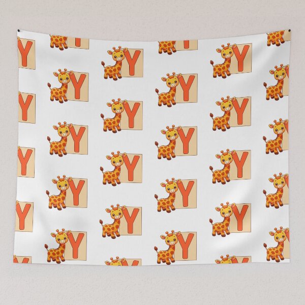 Item preview, Giraffe Monogram Letter Y designed and sold by Coffee Lifestyle.