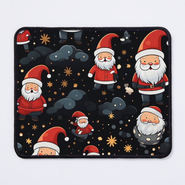Item preview, Festive Christmas Designs - Colorful Santa Clauses designed and sold by Master-Print.