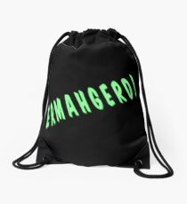 Ermahgerd Graphic Print Drawstring Bag