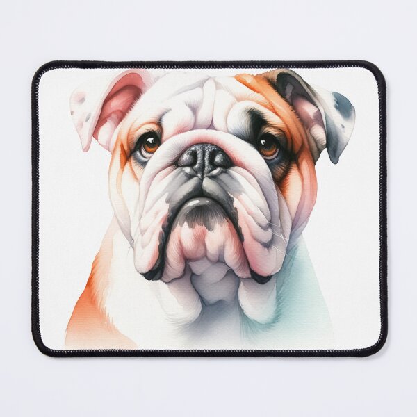 Item preview, Bulldog Brilliance: Watercolor Essence designed and sold by WatercolorWhisk.