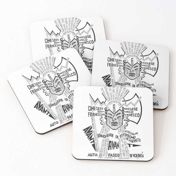 Item preview, Stato d'animo a New York Typography Work by Depero designed and sold by blackink-design.