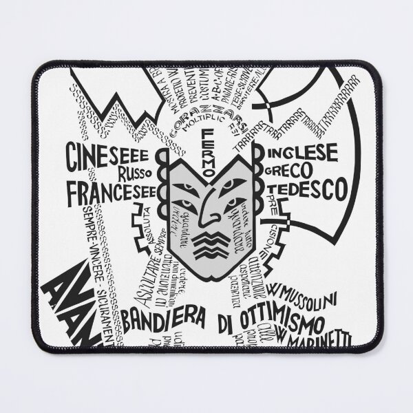 Item preview, Stato d'animo a New York Typography Work by Depero designed and sold by blackink-design.
