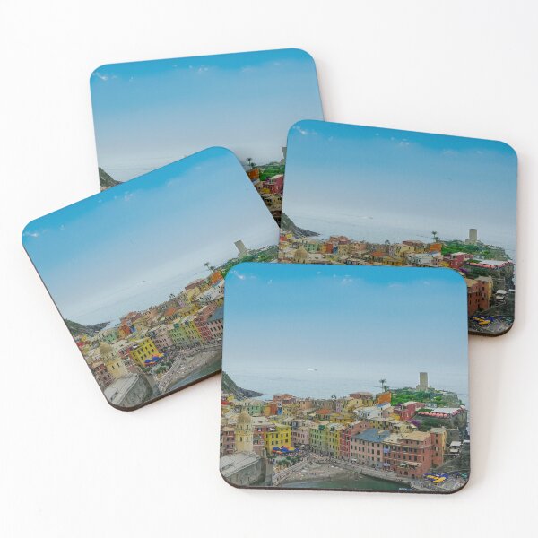Item preview, View on the cliff town of Vernazza, one of the colorful Cinque Terre on the Italian west coast designed and sold by Dolfilms.