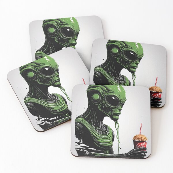 Item preview, Alien drinking coke designed and sold by Matthew554a.