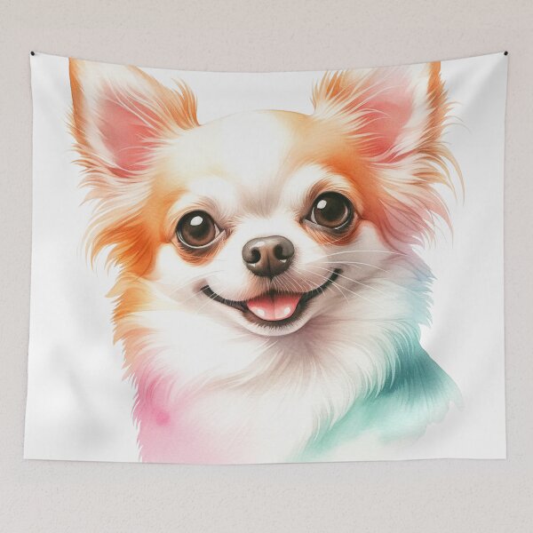 Item preview, Chihuahua Charm: Lively Watercolor Portrait designed and sold by WatercolorWhisk.