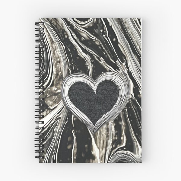 Item preview, Black heart on black and white background  designed and sold by Hmelliger.
