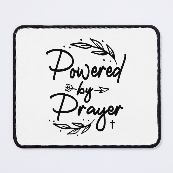 Item preview, Powered By Prayer Christian Quote designed and sold by cidolopez.