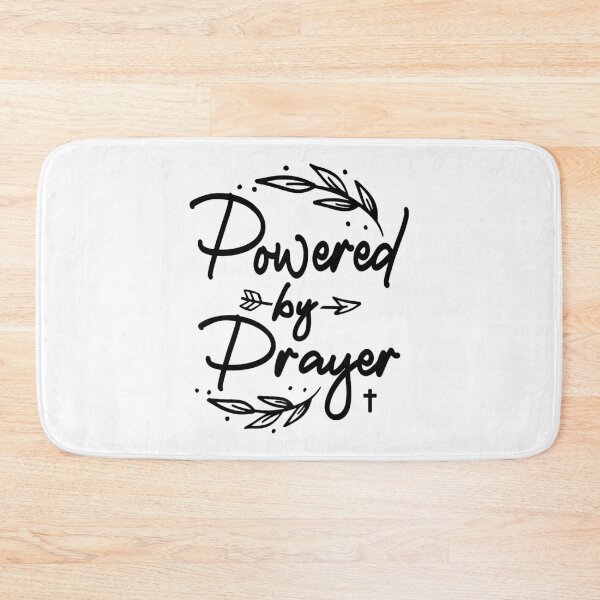 Item preview, Powered By Prayer Christian Quote designed and sold by cidolopez.