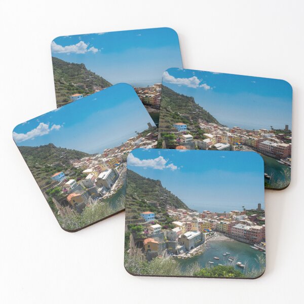 Item preview, View on the cliff town of Vernazza, one of the colorful Cinque Terre on the Italian west coast designed and sold by Dolfilms.