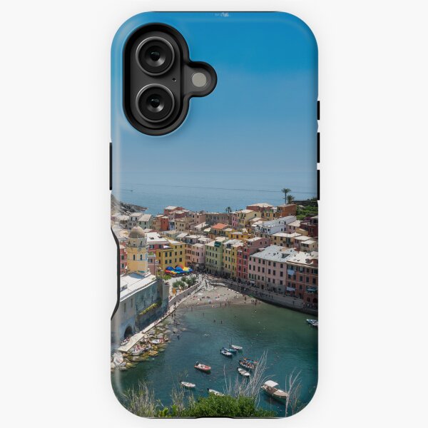 Aperçu de l'œuvre Vue sur la ville falaise de Vernazza, l'une des Cinque Terre colorées de la côte ouest italienne créée et vendue par Dolfilms.