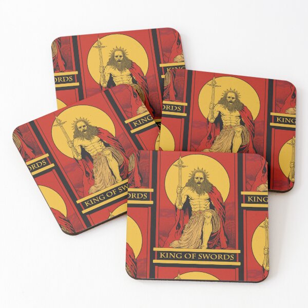 Item preview,  Golden Age Tarot: KING OF SWORDS designed and sold by NoiseToSeeYou.