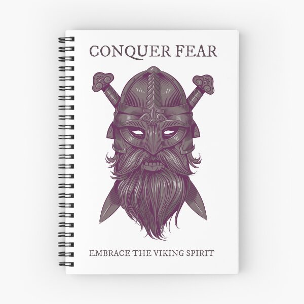 Item preview, Conquer fear, embrace the Viking spirit designed and sold by CryinkDesigns.