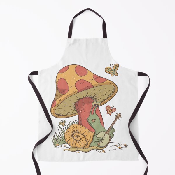 Item preview, Funny Cute Banjo Playing Snail Cottage core design designed and sold by LuxindaSwirl.