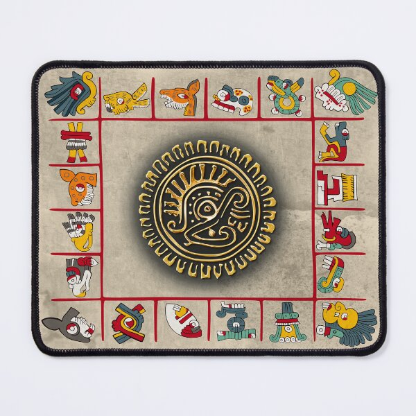 Item preview, Aztec Day Sign With Gold Eagle Sun designed and sold by kernowerno.