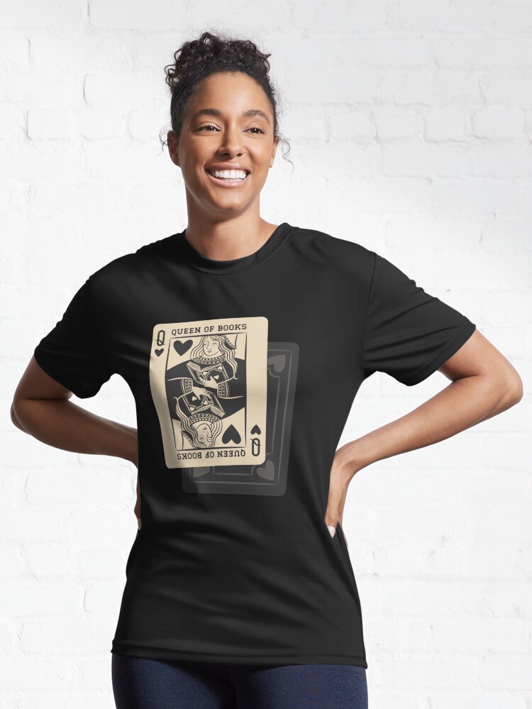 Thumbnail 6 von 7, Funktionsshirt, Königin der Bücher designt und verkauft von indiebookster.