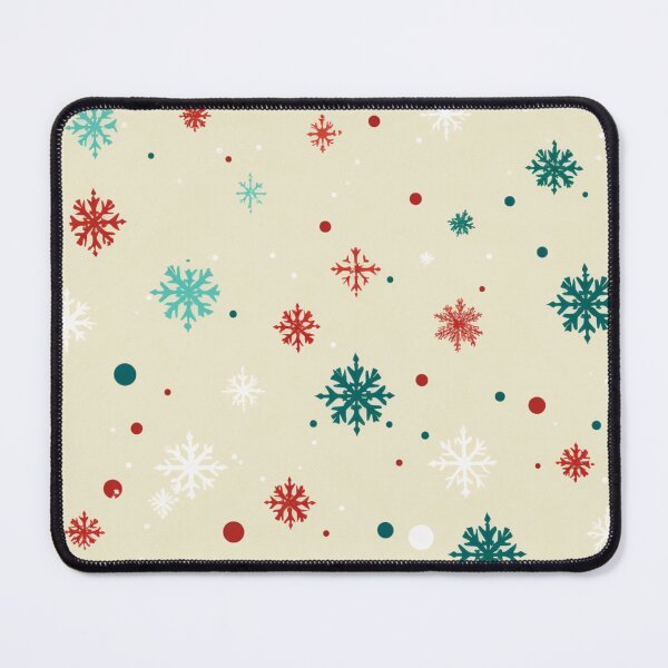 Item preview, Retro Xmas Christmas pattern in snow flakes designed and sold by OliveAndSnow.