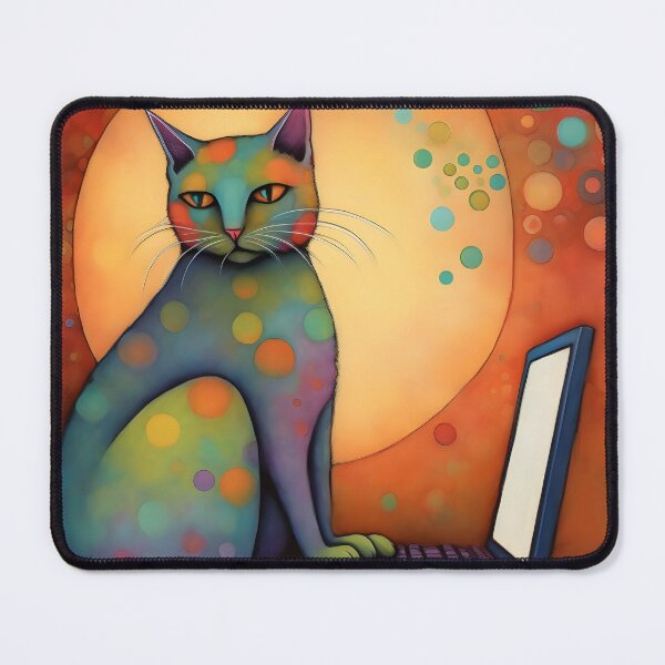 Item preview, Cat taking over a laptop designed and sold by SaffronPepper.