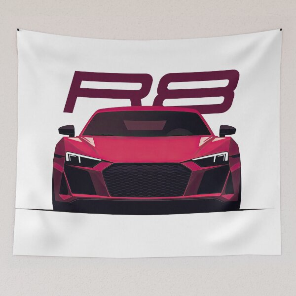 Item preview, R8 front Illustration designed and sold by blackdogshop.