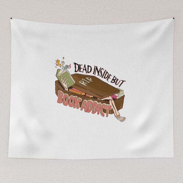 Item preview, Dead inside but book addict designed and sold by Acim0.