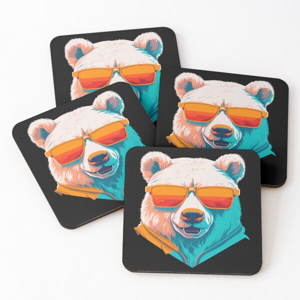Item preview, Sunglass-Wearing Polar Bear designed and sold by MamikonarsRB.