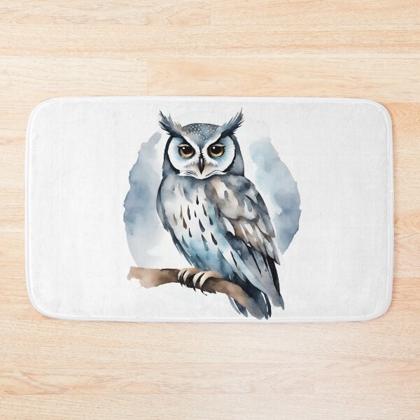 Item preview, Watercolor Owl on a Branch  designed and sold by silviaol.