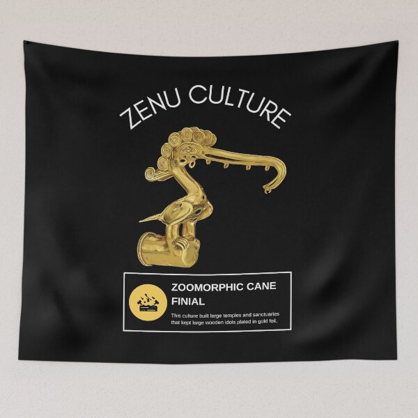 Item preview, Original Illustration of Archaeological Artifact - Zenu Culture - Funerary Archeology - Modern design for Archeology teacher designed and sold by Carola-art.