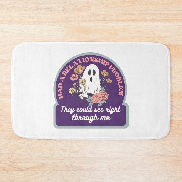 Item preview, Had a relationship problem they could see right through me, funny cute botanical ghost designed and sold by BritishDelights.