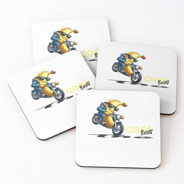 Item preview,   Cool banana on motorcycle - The cool banana designed and sold by danny-Dsign.