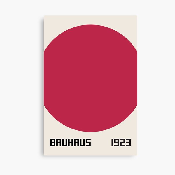 Item preview, Bauhaus inspired Exhibition Print, Bauhaus Wall Art print, Bauhaus Exhibition print, Bauhaus viva magenta interior designed and sold by re-make-.