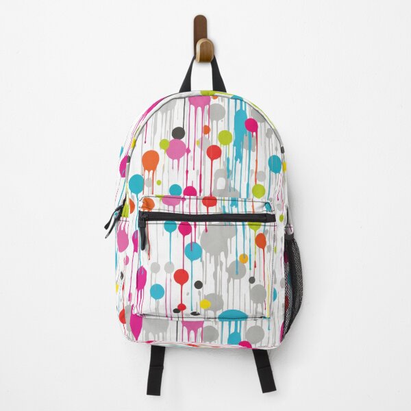 Item preview, Colorful liquid drips paint effect pattern designed and sold by Graphics By Craig.