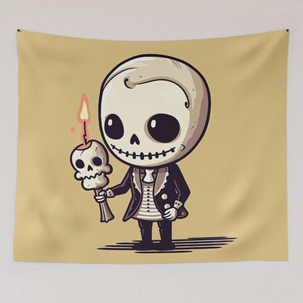 Item preview, Hamlet skull  | cute style designed and sold by ComicsFactory.