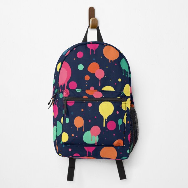 Item preview, Colorful liquid drips paint effect pattern designed and sold by Graphics By Craig.