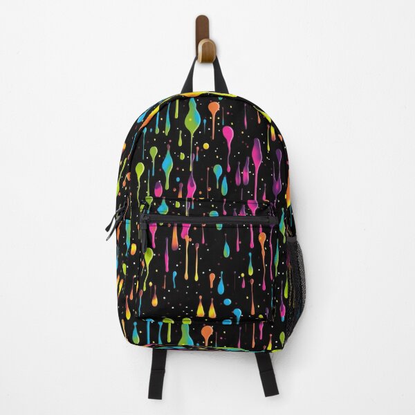 Item preview, Colorful liquid drips paint effect pattern designed and sold by Graphics By Craig.
